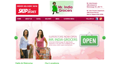 Desktop Screenshot of mrindiagrocers.com